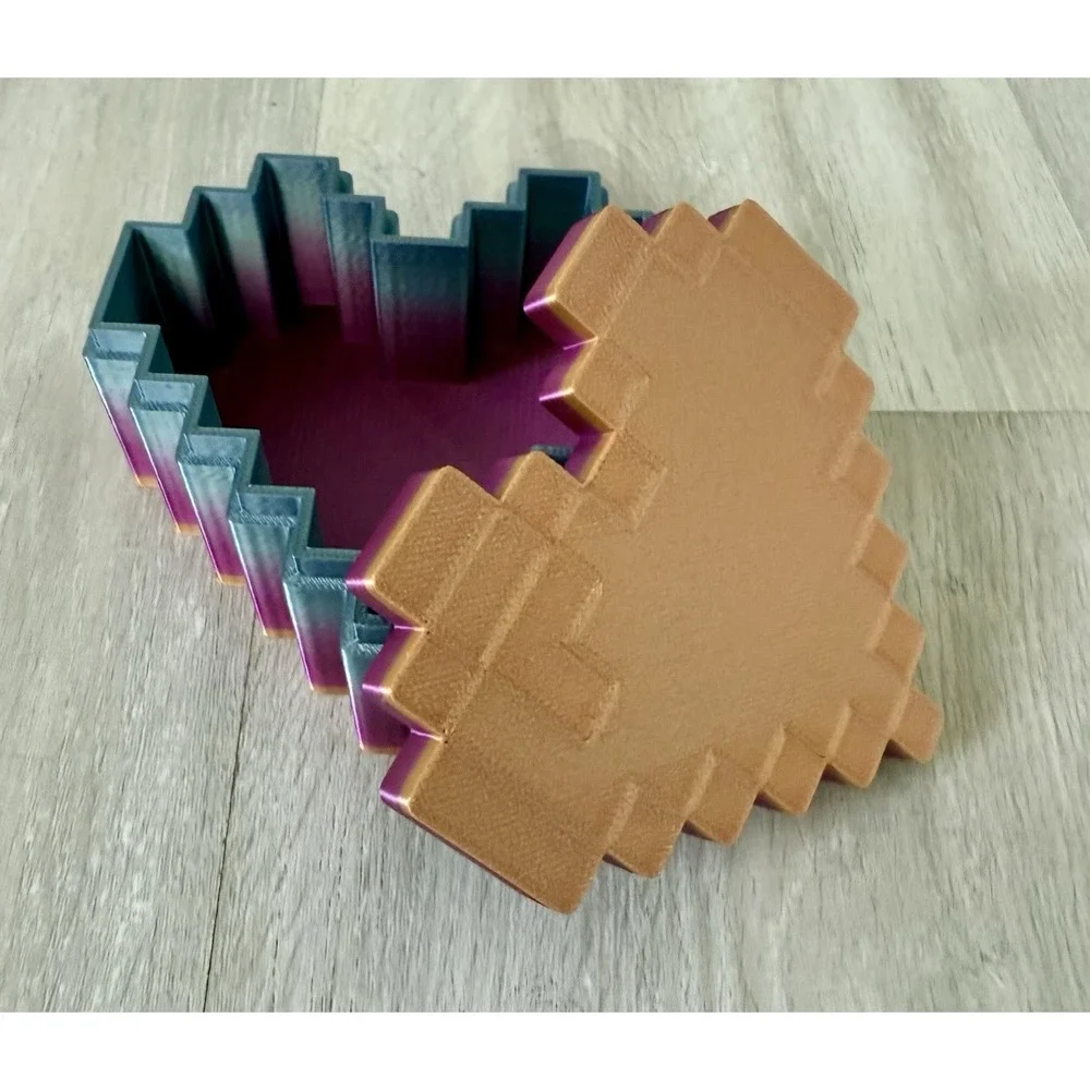 3D Printed‎ Frustration Heart Jewelry Box Valentines Gift